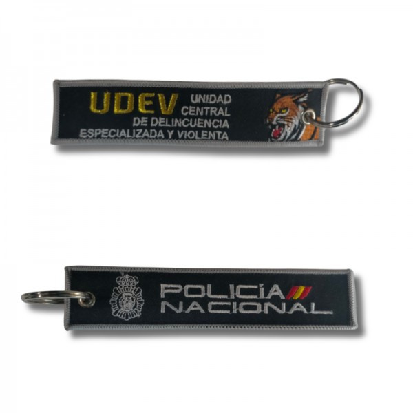 LLAVERO MICRO BORDADO UDEV
