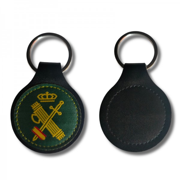 LLAVERO HAZ LICTORES CON BANDERA PIEL NEGRA