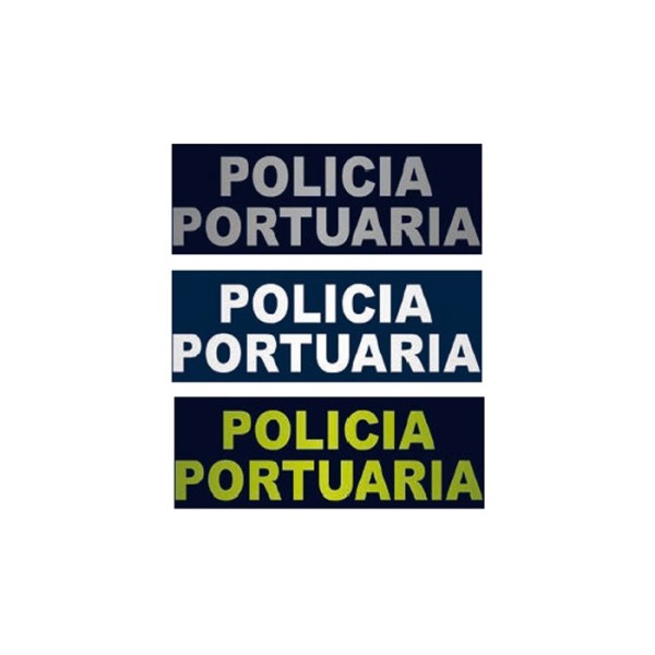 CARTEL TRANSFER POLICIA PORTUARIA (11X3,2CM)