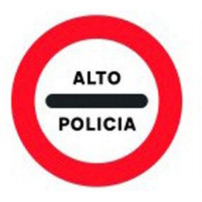 CARTEL "ALTO POLICIA"